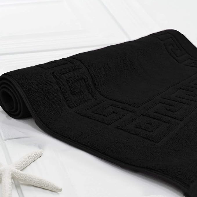 DAN RIVER Greek Cotton Bath Mats Set of 2 – Not a Bathroom Rug, Ultra Soft - Image 6