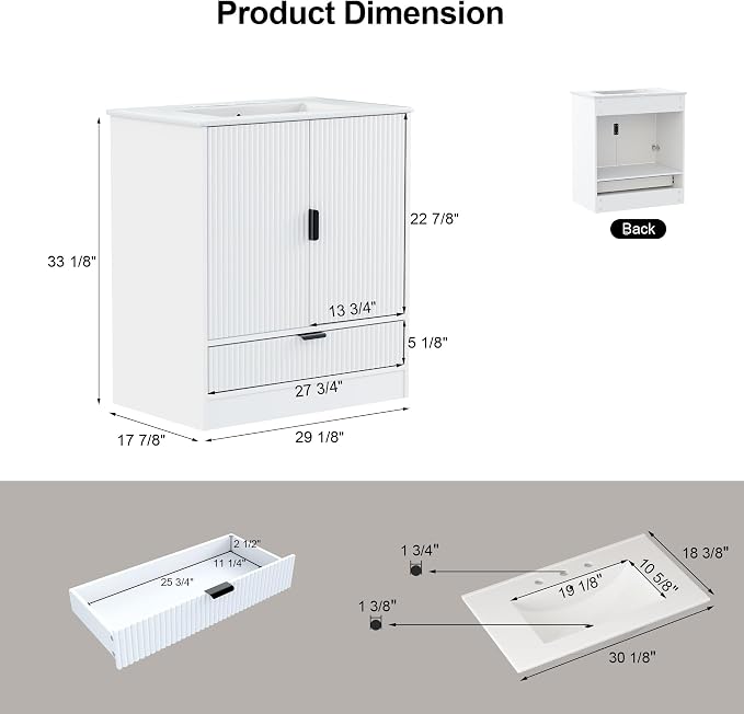 Freestanding Bathroom Vanity - Image 2