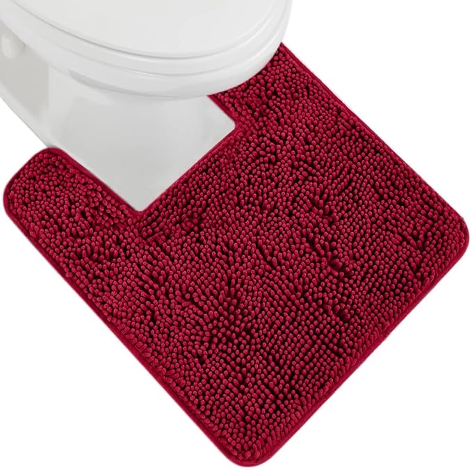 GORILLA GRIP Plush Absorbent Shaggy Chenille Bath Rug Mat by GorillaGrip