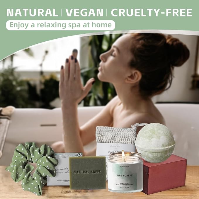 Natural Amor Green Spa Gift Set - Image 5