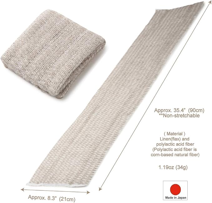 Exfoliating Washcloth Shower Back Scrubber, Natural Loofah - Image 6