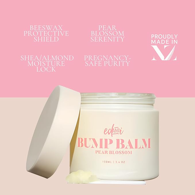 ed&i BUMP BALM for Pregnancy Stretch Mark Prevention, Belly Moisturizer for - Image 6
