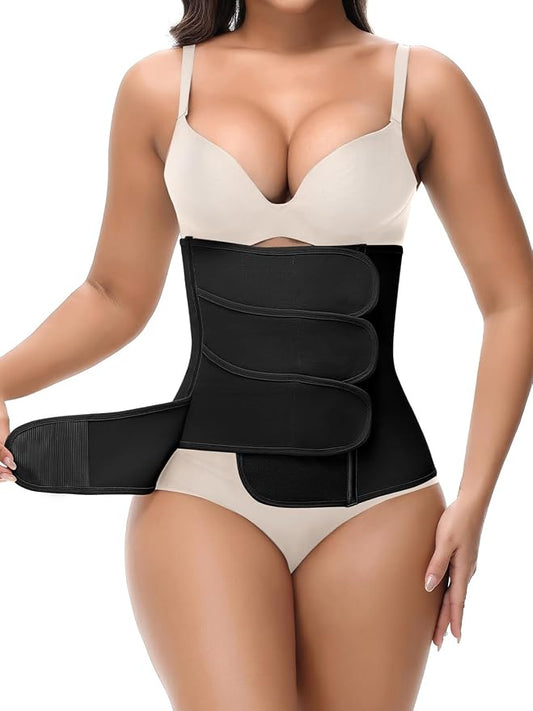 SHAPSHE Waist Trainer for Women Postpartum Recovery Wrap Waist Cincher Corset by ShapewearforWomen