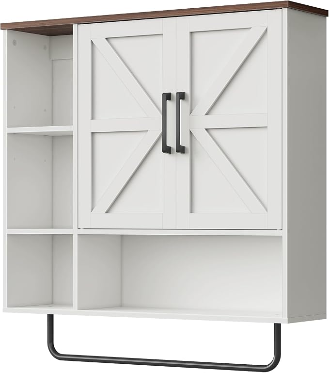 Bathroom Wall Cabinet, Medicine Cabinet Wall Mounted, Over Toilet Storage - Image 9