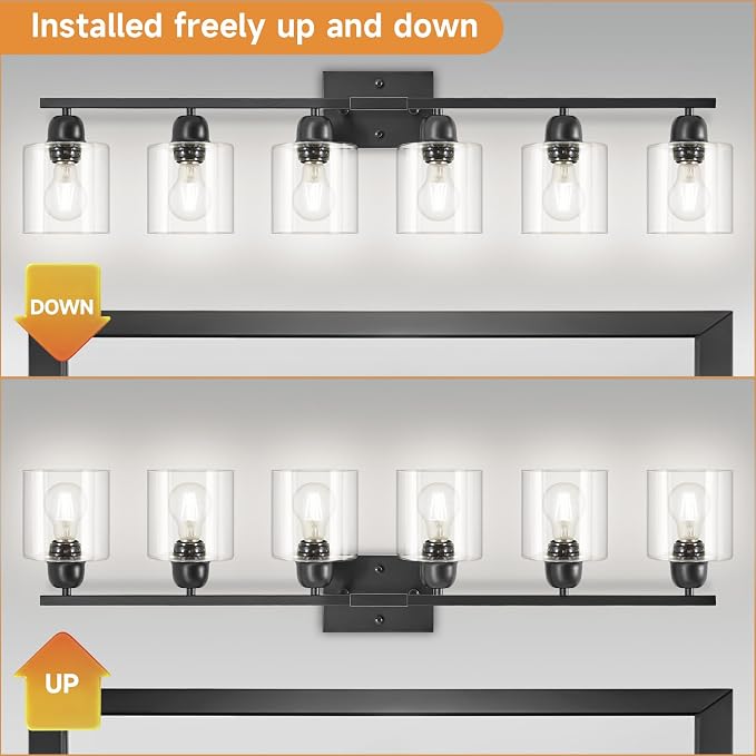 Bath Vanity Lights For Mirror, Restroom Lights Fixtures - Image 5