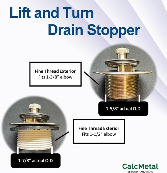 Lift and Turn Bathtub Drain Stopper - Image 6
