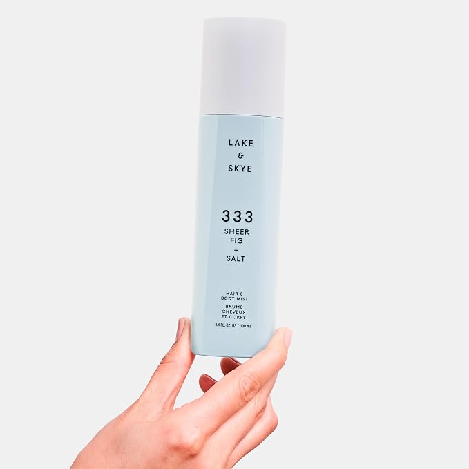 Lake & Skye 333 Sheer Fig + Salt Hair & Body Mist 3.4 Fl Oz, Grapefruit Blossom - Image 5