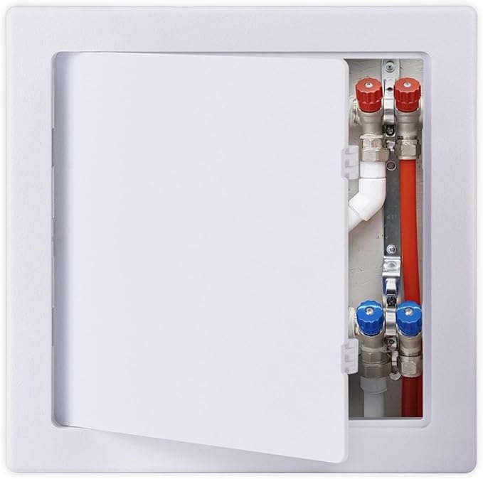 Suteck Plastic Access Panel for Drywall Ceiling 12 x 12 Inch Reinforced by Suteck