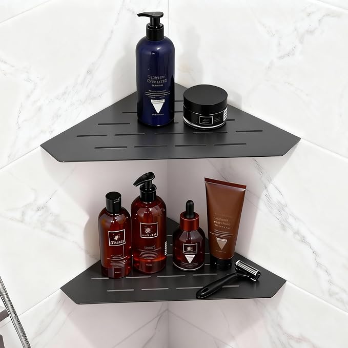 Corner Shower Shelf by Unknown