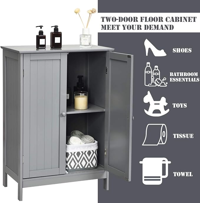 Tangkula Freestanding Storage Cabinet - Image 6