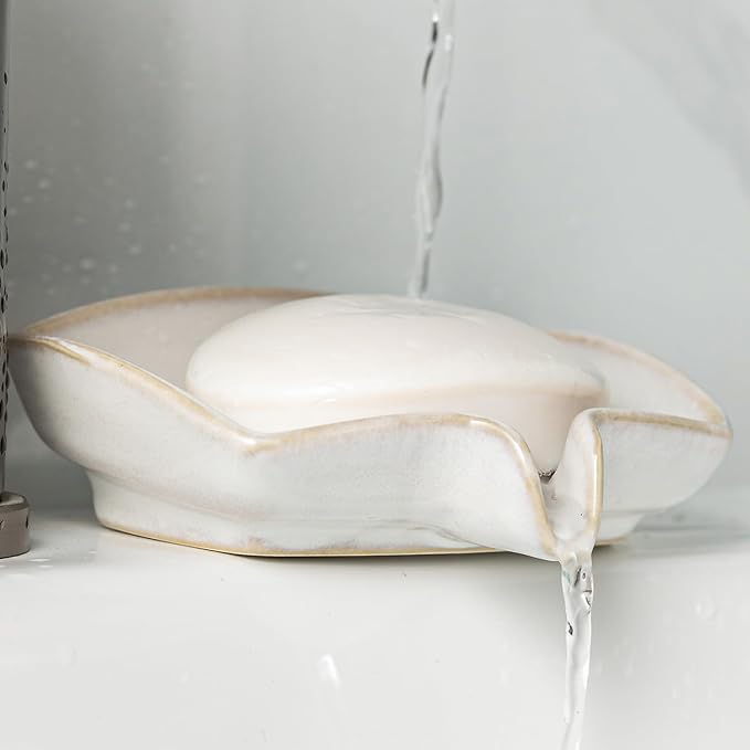 Soap Dishes, Ceramic Shower Soap Dish by LAUCHUH