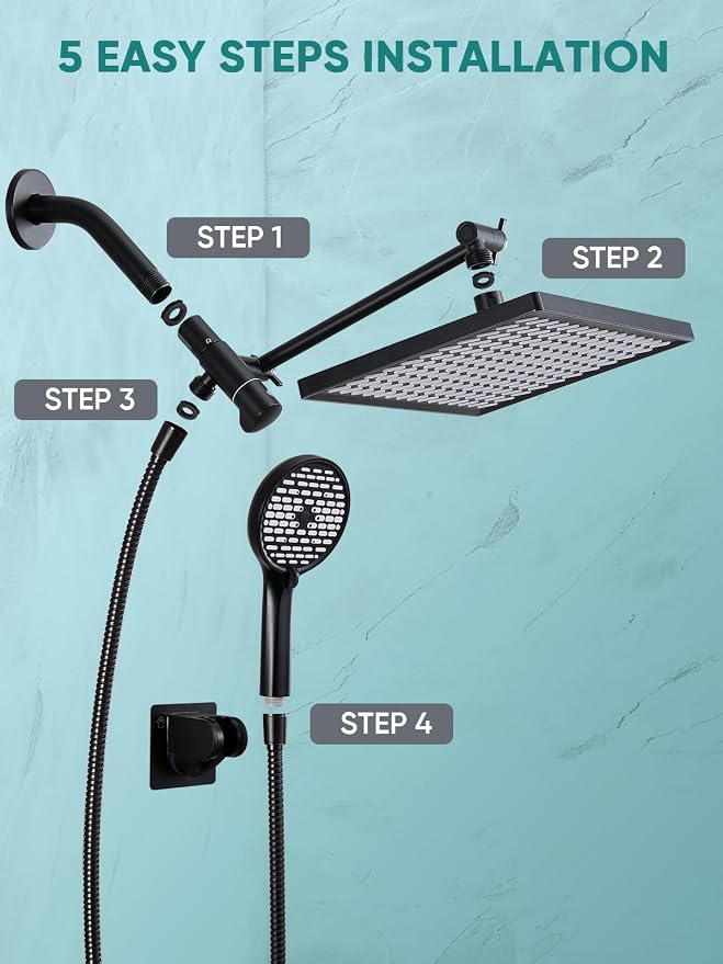Cobbe 11.8 Inch Rain Shower Head - Image 8