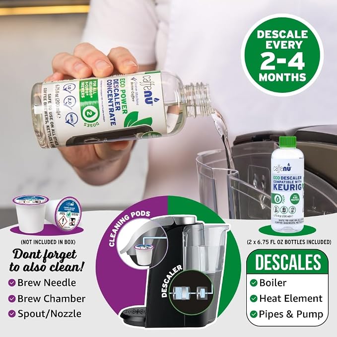 Keurig Compatible Descaling Solution. 2 Bottles of Descaler Solution. Descaling - Image 5