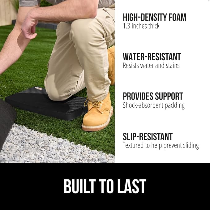 GORILLA GRIP Extra Thick Patent Pending Soft Foam Kneeling Pad, Supportive - Image 2