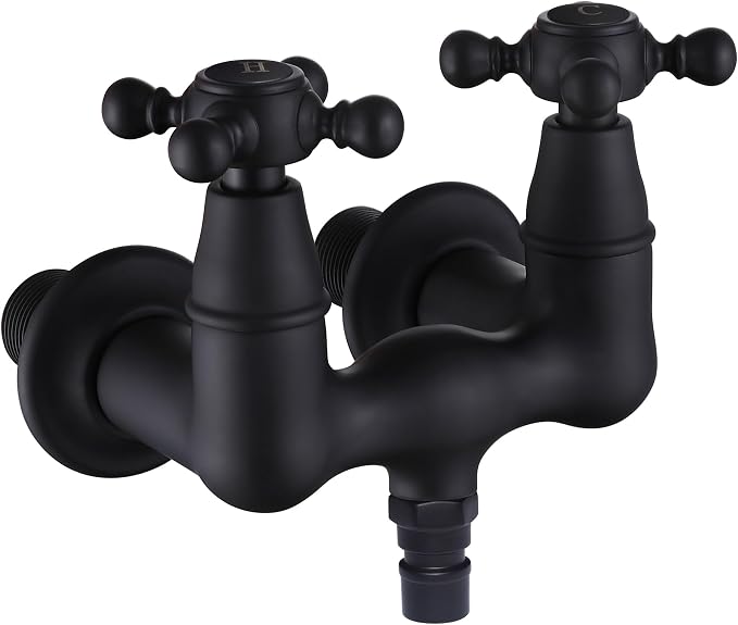 SUMERAIN Vintage Leg Tub Filler 3-3/8-Inch Center Wall Mount Tub Faucet by SUMERAINFAUCETS
