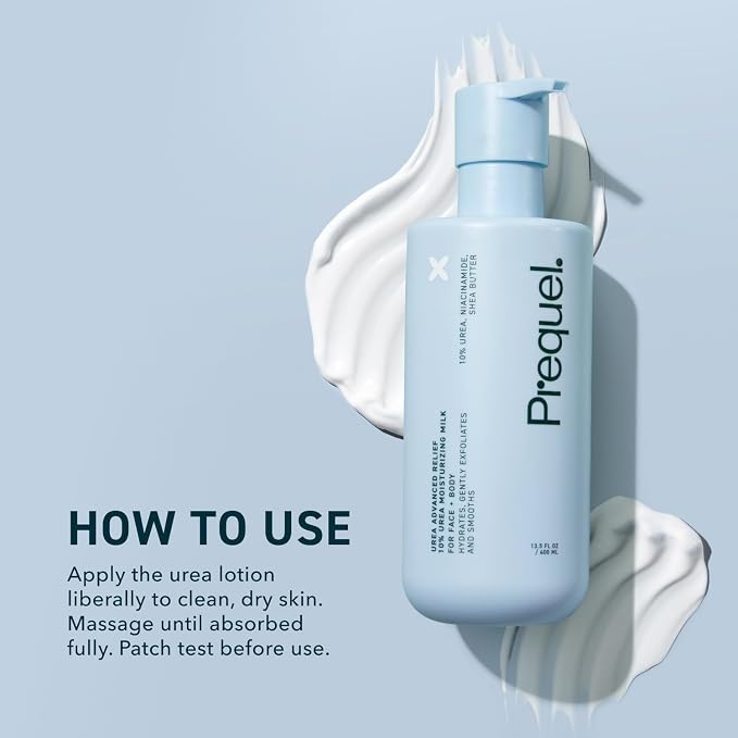 Prequel Skin Urea Advanced Relief Moisturizing Milk, 10% Urea Lotion - Image 6