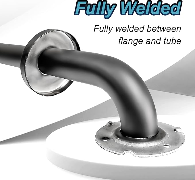 Handicap Grab Bars, 2 Pack 18 Inch Shower Grab Bar - Image 2