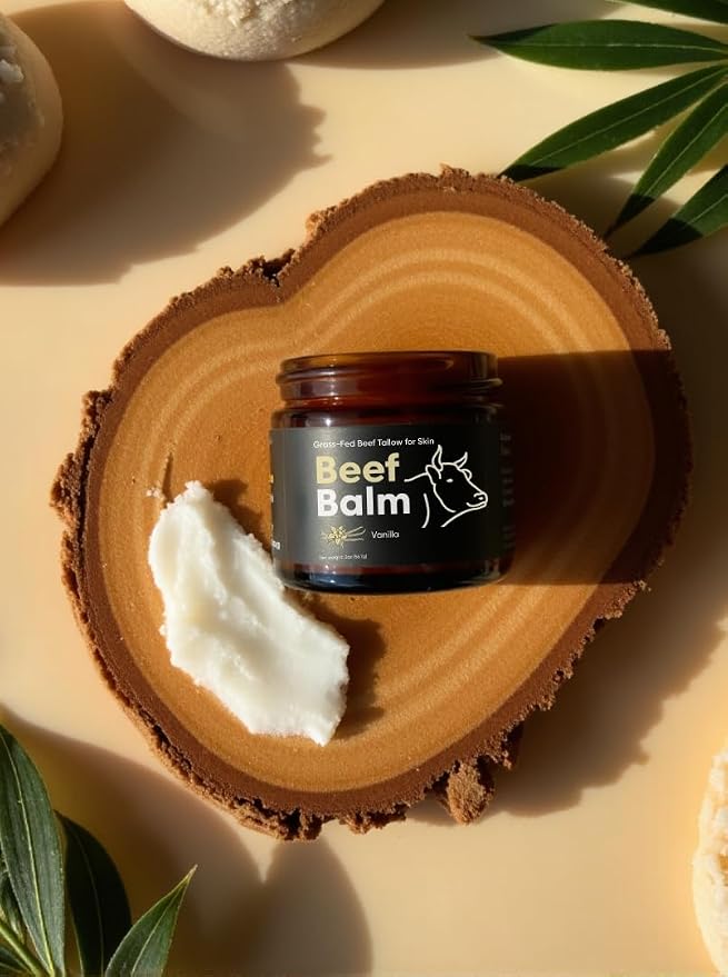 Beef Tallow for Skin – Grass-Fed Tallow Balm, Face & Body Cream, Natural Tallow - Image 2
