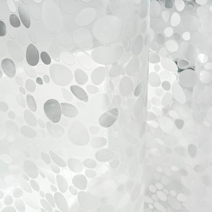 EurCross Shower Curtain Liner 78inches Long, 5 Magnets Shower Liner - Image 4