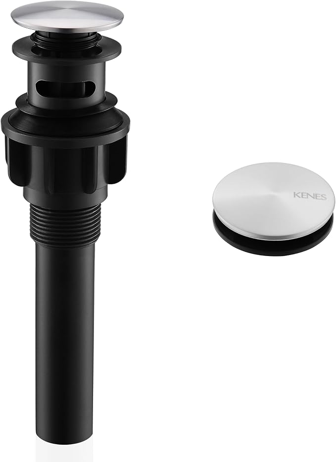KENES Bathroom Sink Drain Stopper Pop up Sink Drain by KENESBathroomKitchen