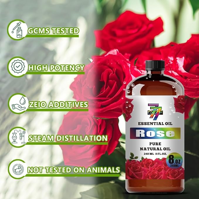 Rose Essential Oil – Rose Oils for diffusers, humidifiers, Home Baths, Cleaning - Image 8