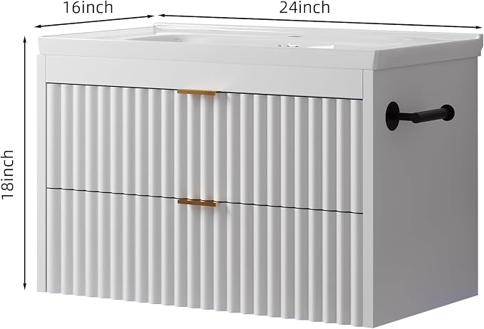 4ever2buy 24 Inch Bathroom Vanity - Image 2