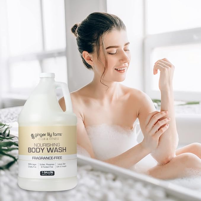 Ginger Lily Farms Club & Fitness Nourishing Body Wash, 100% Vegan & Cruelty-Free - Image 6