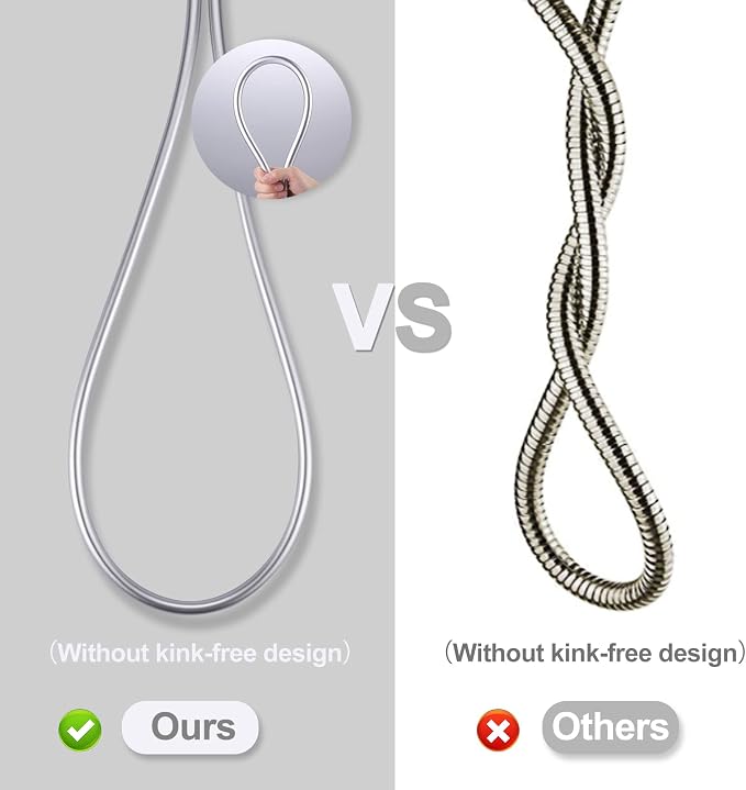 Aleasha 140 Inches Extra Long Shower Head Hose Extension - Image 4