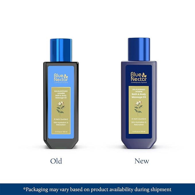 Blue Nectar Sensuous Jasmine Body Massage Oil - Image 2