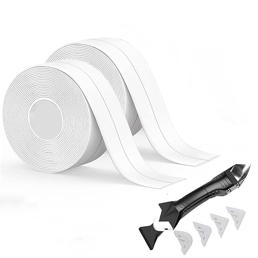 White Caulk Tape Waterproof Self Adhesive, Caulking Tape, Sealer Strip by SHLYU