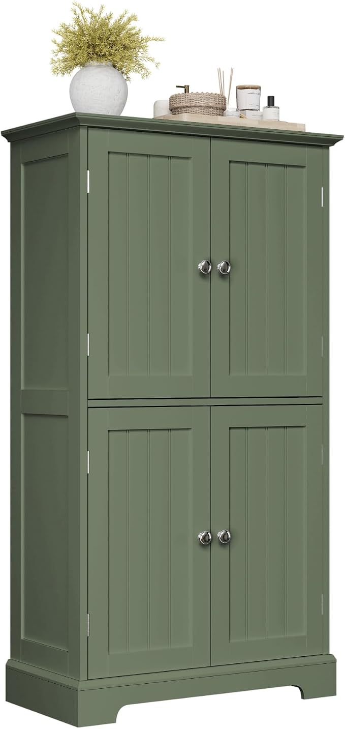 ChooChoo Bathroom Floor Cabinet, Modern Bathroom Storage Cabinet - Image 8
