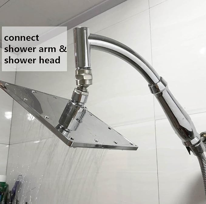 shower head swivel adapter ball joint, showerhead adjustable connector - Image 2