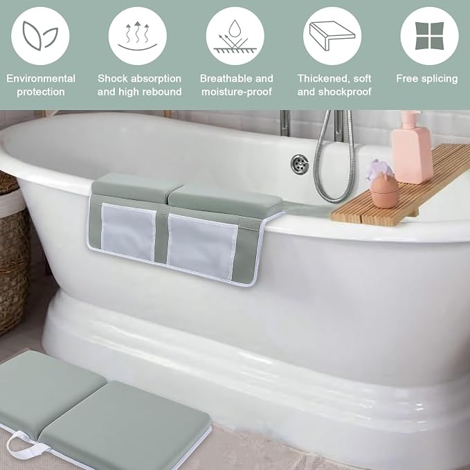Upgrade Bath Kneeler and Elbow Rest Pad Set - Image 2