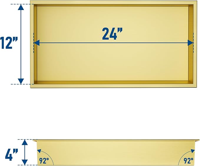Neodrain No Tile Shower Niche, NO Tile Needed Recessed Cabinet - Image 8