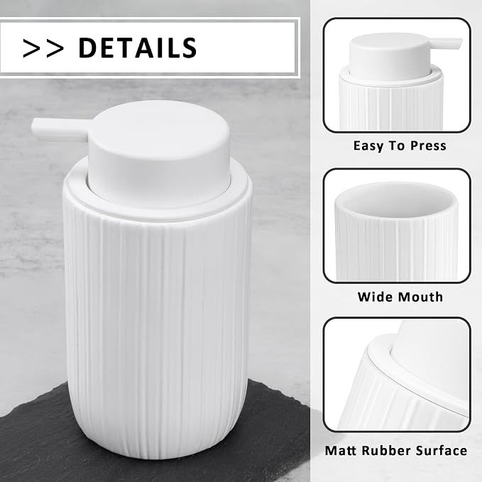 Soap Liquid Dispenser Ceramic - Image 6