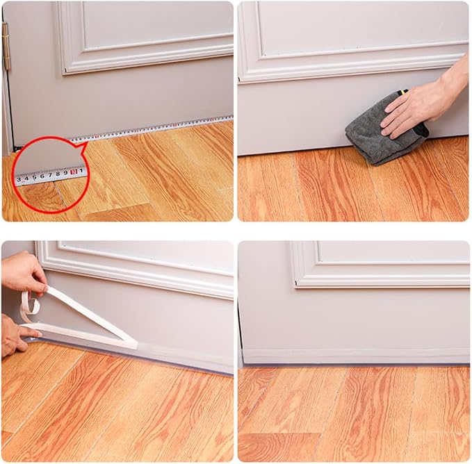 Weather Stripping Door Seal Strip, Door Weather Stripping Seal Strip Sealing - Image 3