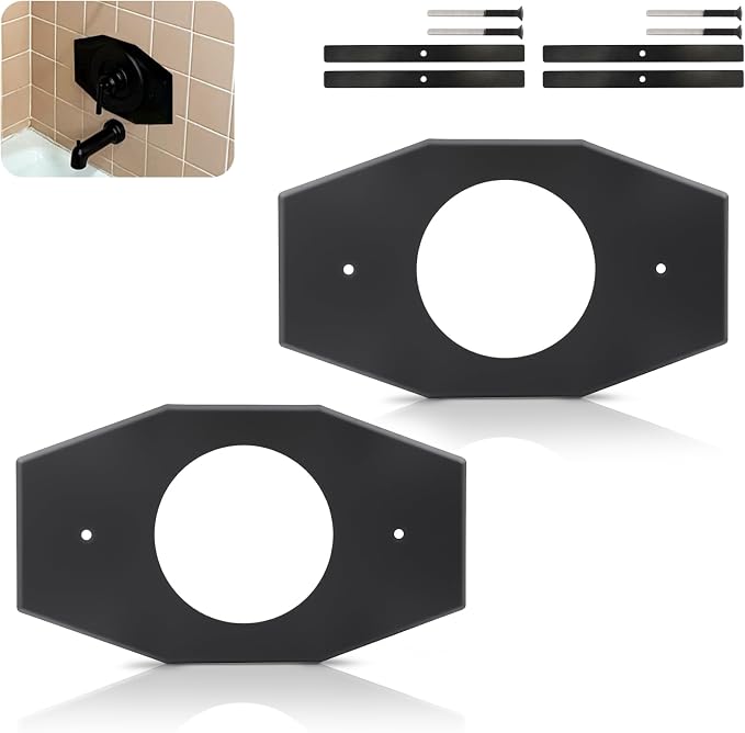 2 Pack One-Hole-Remodel-Cover-Plate Compatible by WIRELEL