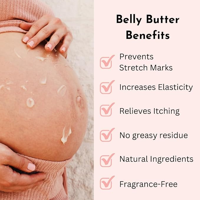 Organic Belly Butter for Pregnancy Stretch Mark Prevention and Treatment by - Image 3