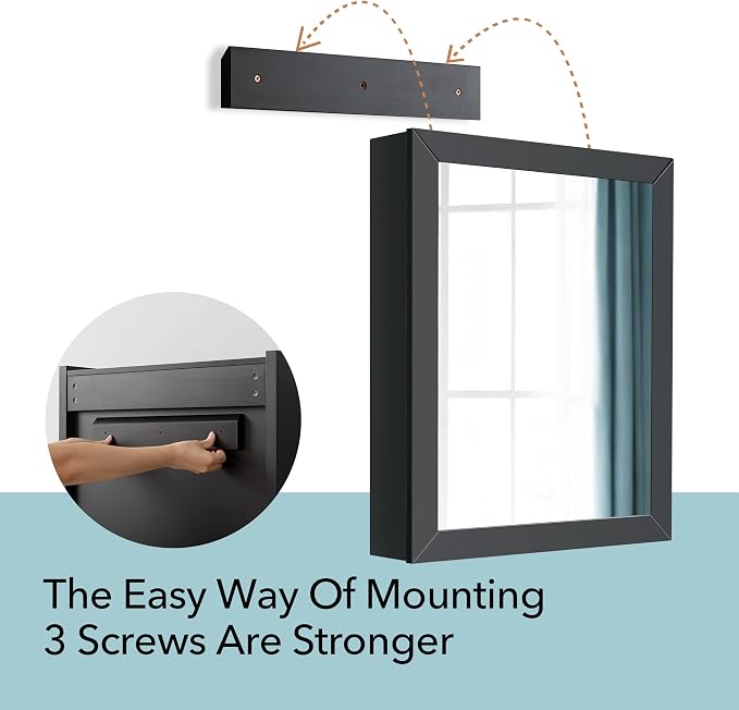 Bathroom Mirror Cabinet - Image 8