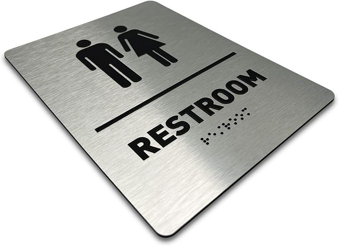 Unisex Bathroom Sign by GDS - Image 2