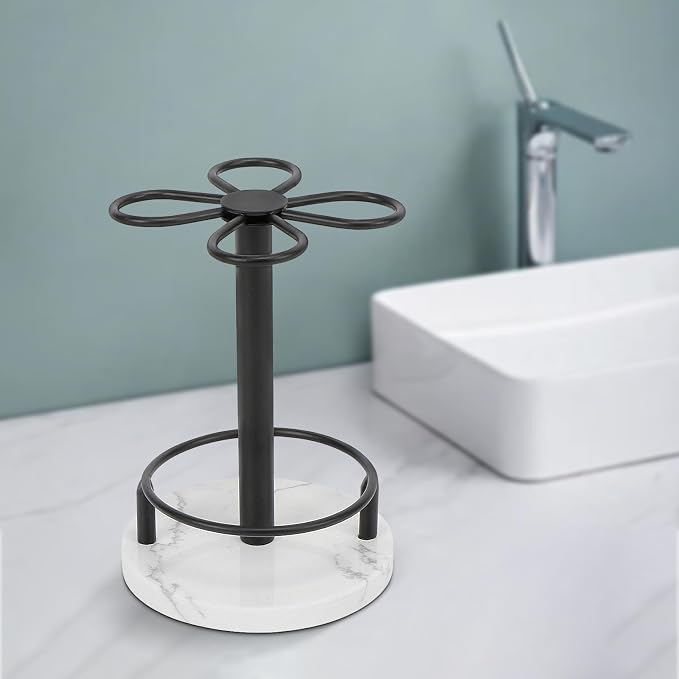 HarJue Toothbrush Holder Stand for Bathroom, Metal Toothbrush Organizer - Image 8