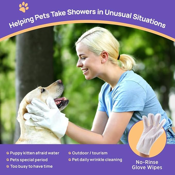 HICC PET Cleaning Deodorizing Glove Wipes - Image 8