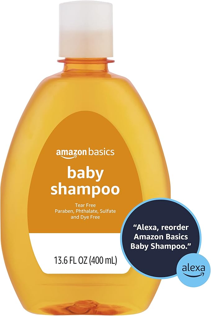 Amazon Basics Tear-Free Baby Shampoo, 13.6 Fluid Ounce - Image 4
