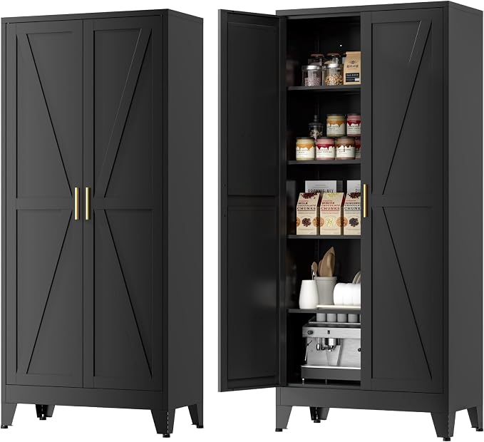 71" Metal Storage Cabinet by YNIQUESTLEMetalCabinet