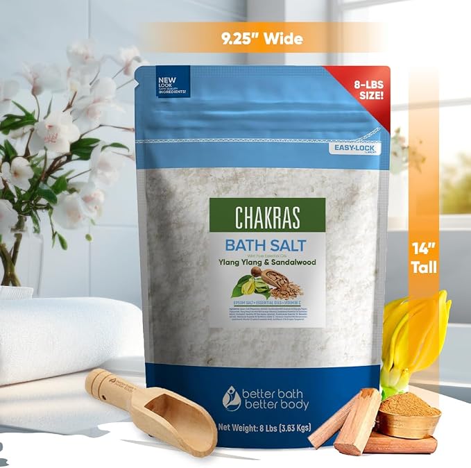 Chakras Bath Salt 128 Ounces Epsom Salt - Image 5