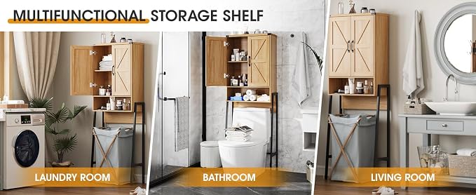 Over The Toilet Storage Cabinet - Image 9
