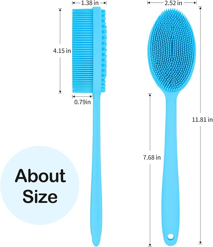 MateeyLife Silicone Body Scrubber Exfoliator - Image 3