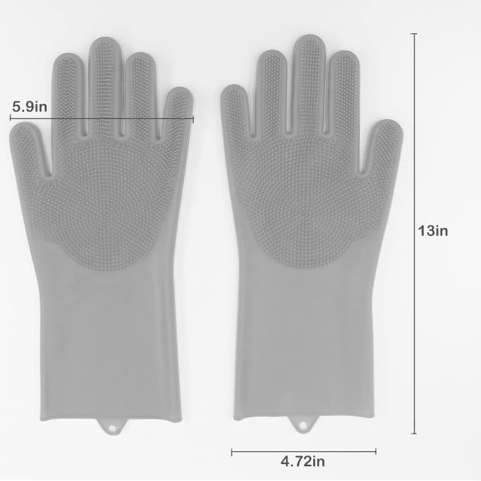 Pet Grooming Gloves, Dog Bathing Gloves - Image 8
