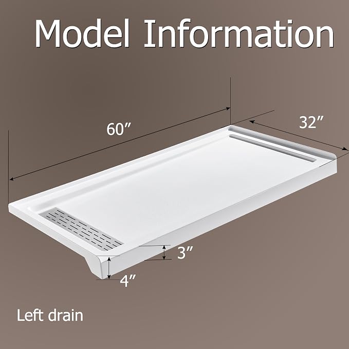 MORVANO 32 x 60 Shower Base - Image 2