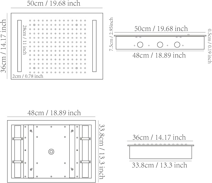 Digital Display Shower Faucet Set Matte Black Shower System - Image 8